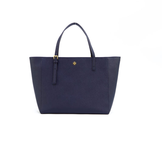 TORY BURCH EMERSON SMALL TOTE 136091 TORY NAVY