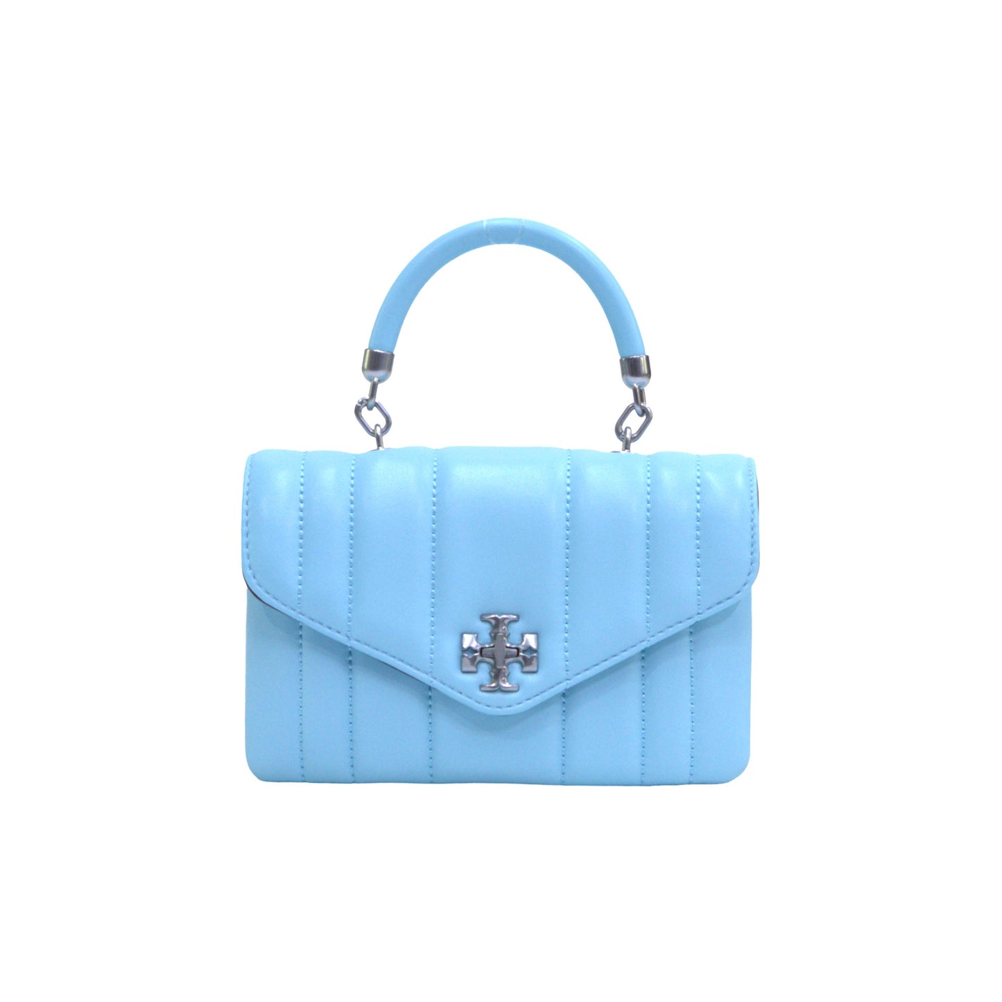 TORY BURCH 143506 KIRA MINI BAG LIGHT CELESTE