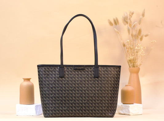 TORY BURCH 147748 EVER READY SMALL TOTE BLACK