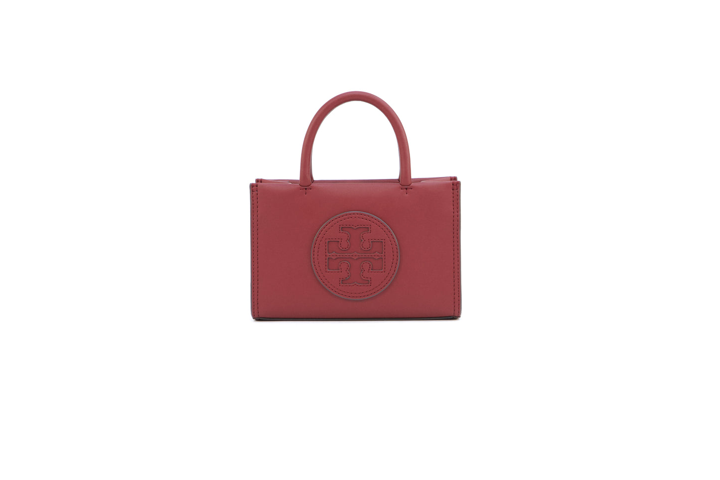 TORY BURCH 145613 ELLA BIO MINI TOTE JUNEBERRY RED