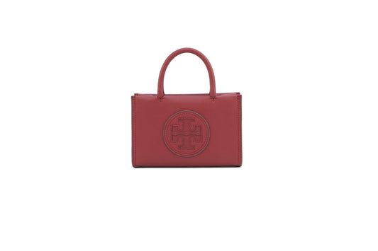 TORY BURCH 145613 ELLA BIO MINI TOTE JUNEBERRY RED