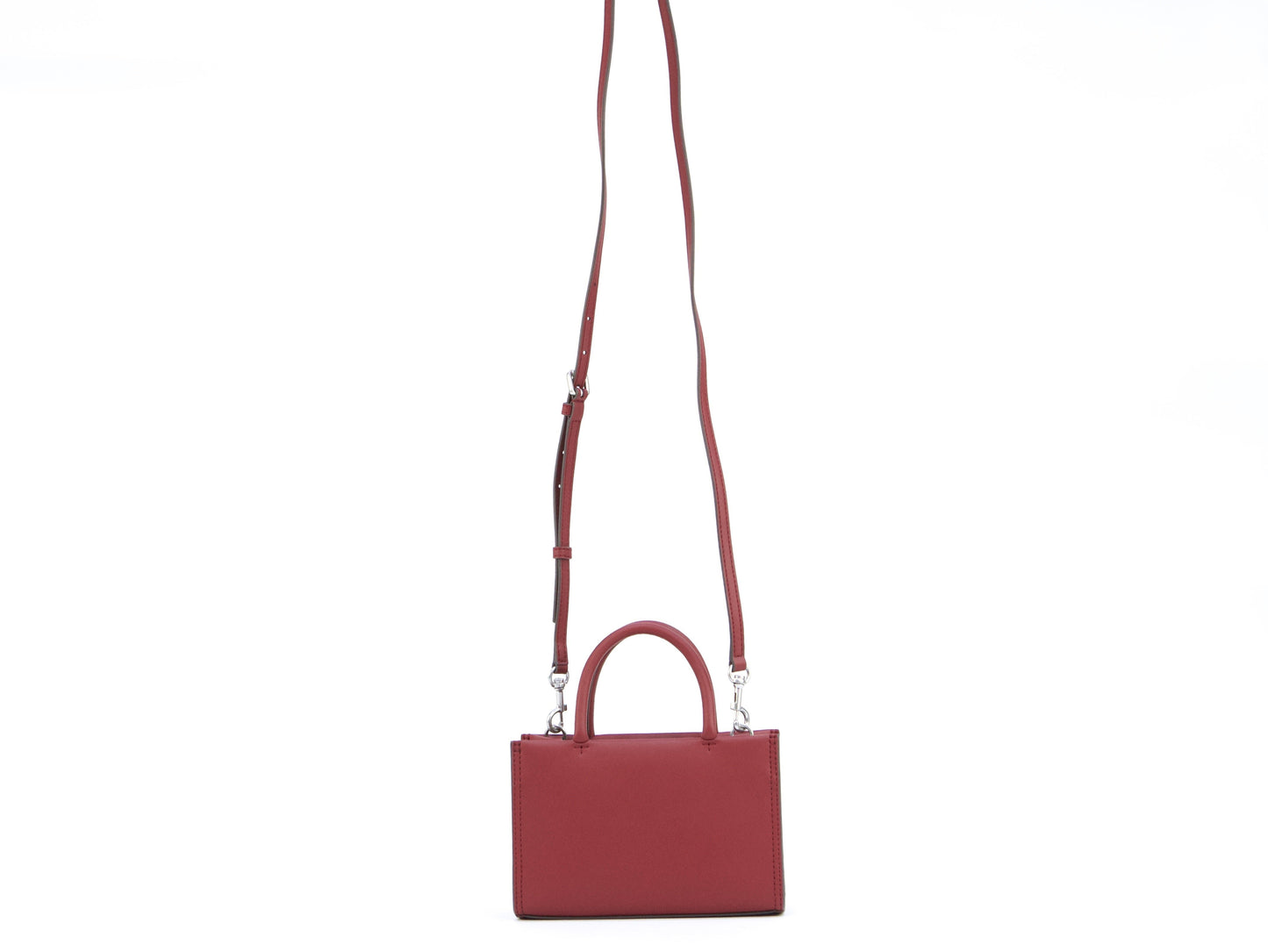 TORY BURCH 145613 ELLA BIO MINI TOTE JUNEBERRY RED