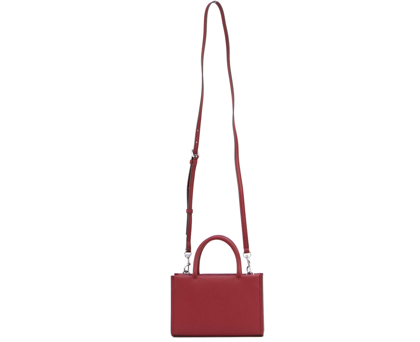 TORY BURCH 145613 ELLA BIO MINI TOTE JUNEBERRY RED