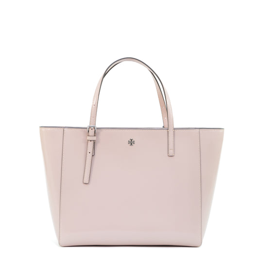 TORY BURCH EMERSON PATENT SMALL TOTE 139310 CLAY PINK