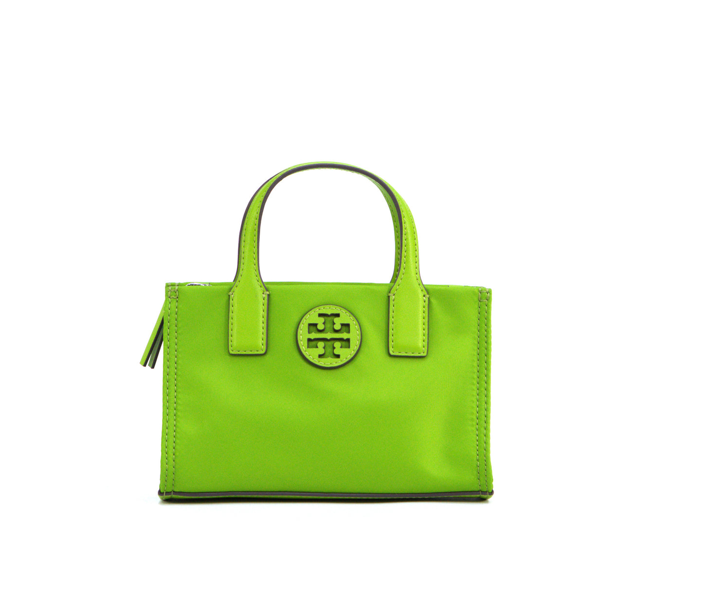 TORY BURCH 146437 ELLA NYLON MINI TOTE WHEAT GRASS