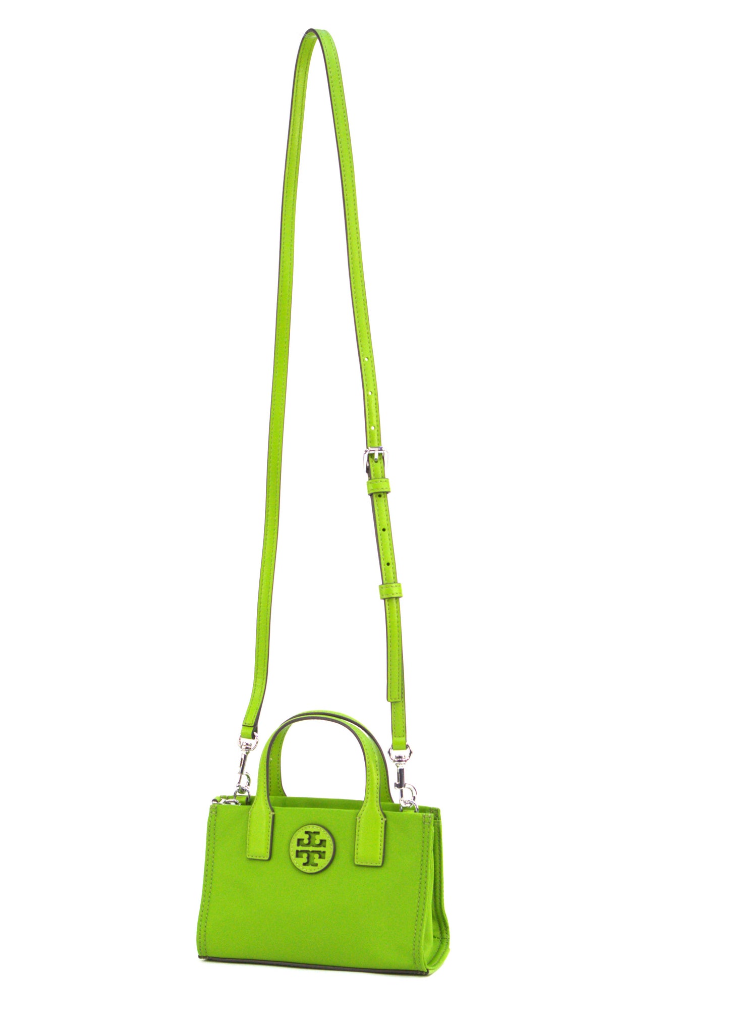 TORY BURCH 146437 ELLA NYLON MINI TOTE WHEAT GRASS