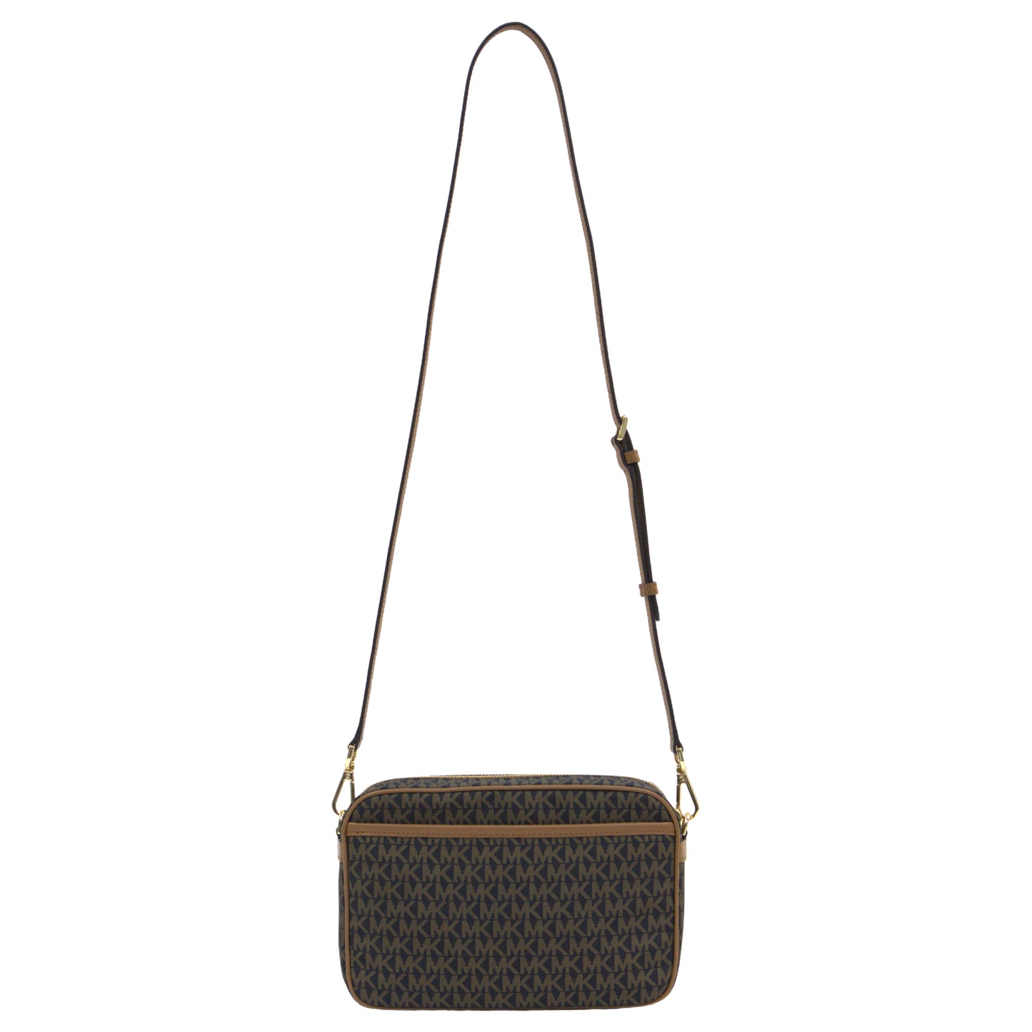 MICHAEL KORS 32F2GT9C9C JET SET CHARM LG EAST WEST CROSSBODY BROWN/ACORN