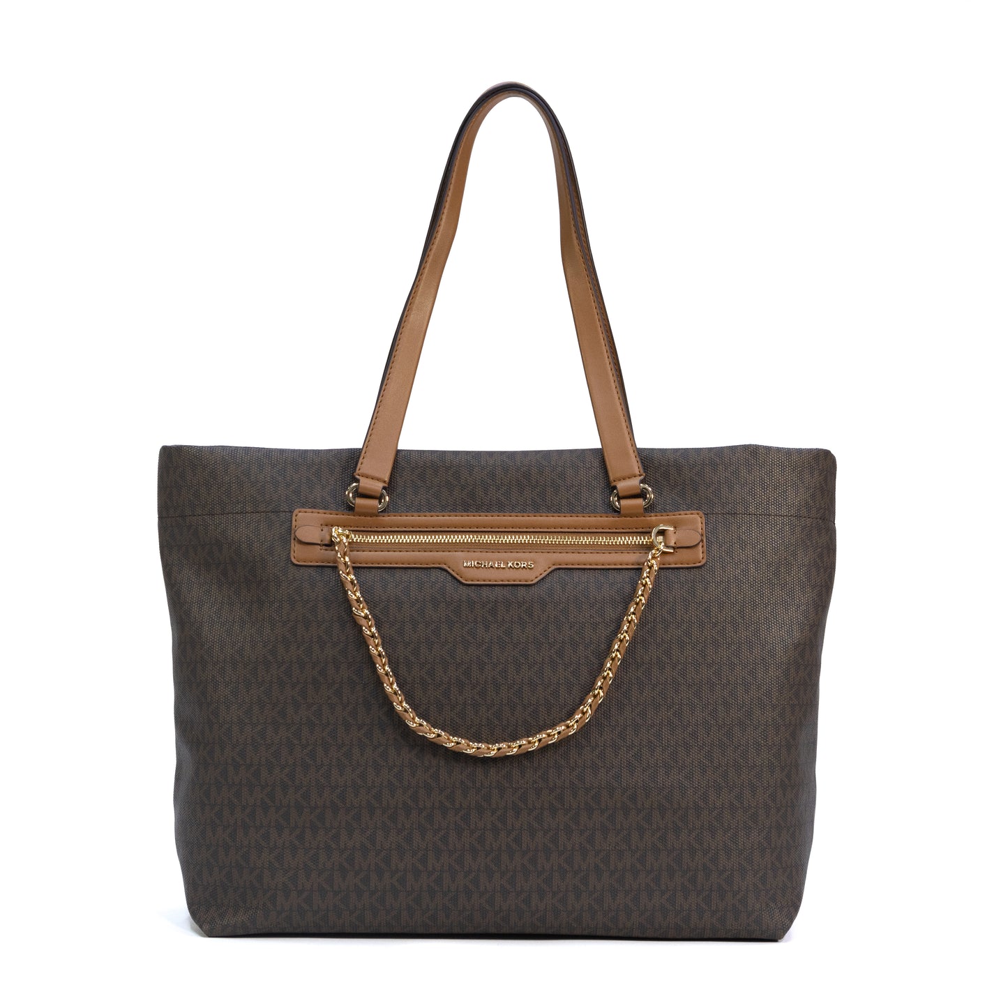 MICHAEL KORS 30R3G04T3B SLATER LARGE TOTE BROWN ACORN