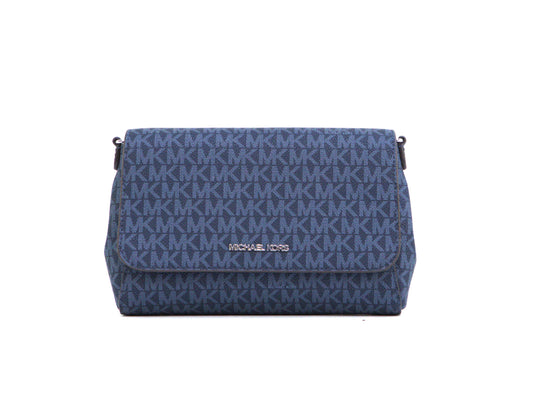 MICHAEL KORS 35R4STTC6B JET SET ITEM MD CONV POUCHETTE NAVY