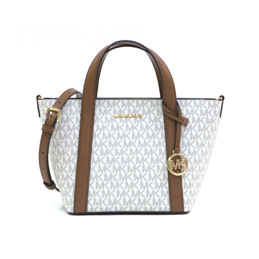 MICHAEL KORS 35S4G3FM1B PRATT SMALL TOTE MSGR VANILLA