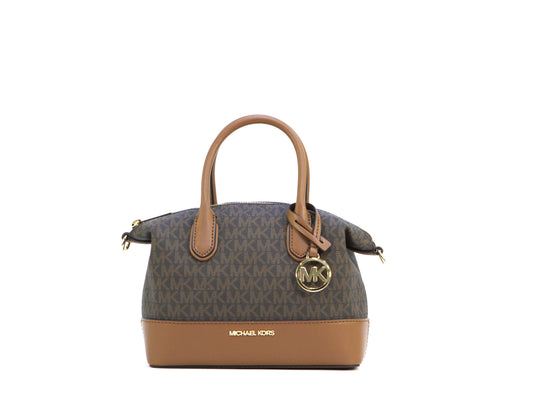 MICHAEL KORS 35S4G4FS1B HYDE SM SATCHEL BROWN