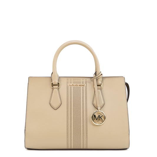 MICHAEL KORS 35S4G6HS3L SHIELA MD SATCHEL CAMEL