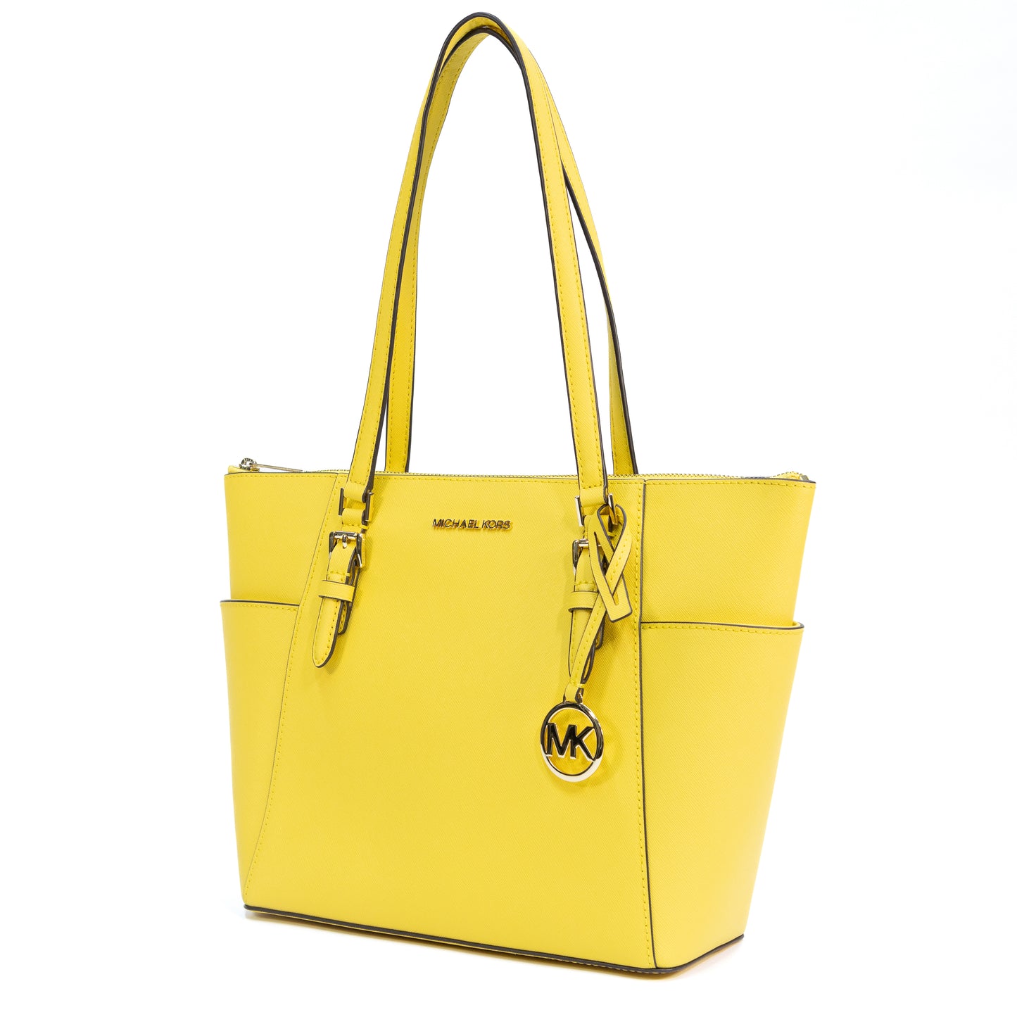 MICHAEL KORS 35T0GCFT7L CHARLOTTE LG TOTE GOLDEN YELLOW