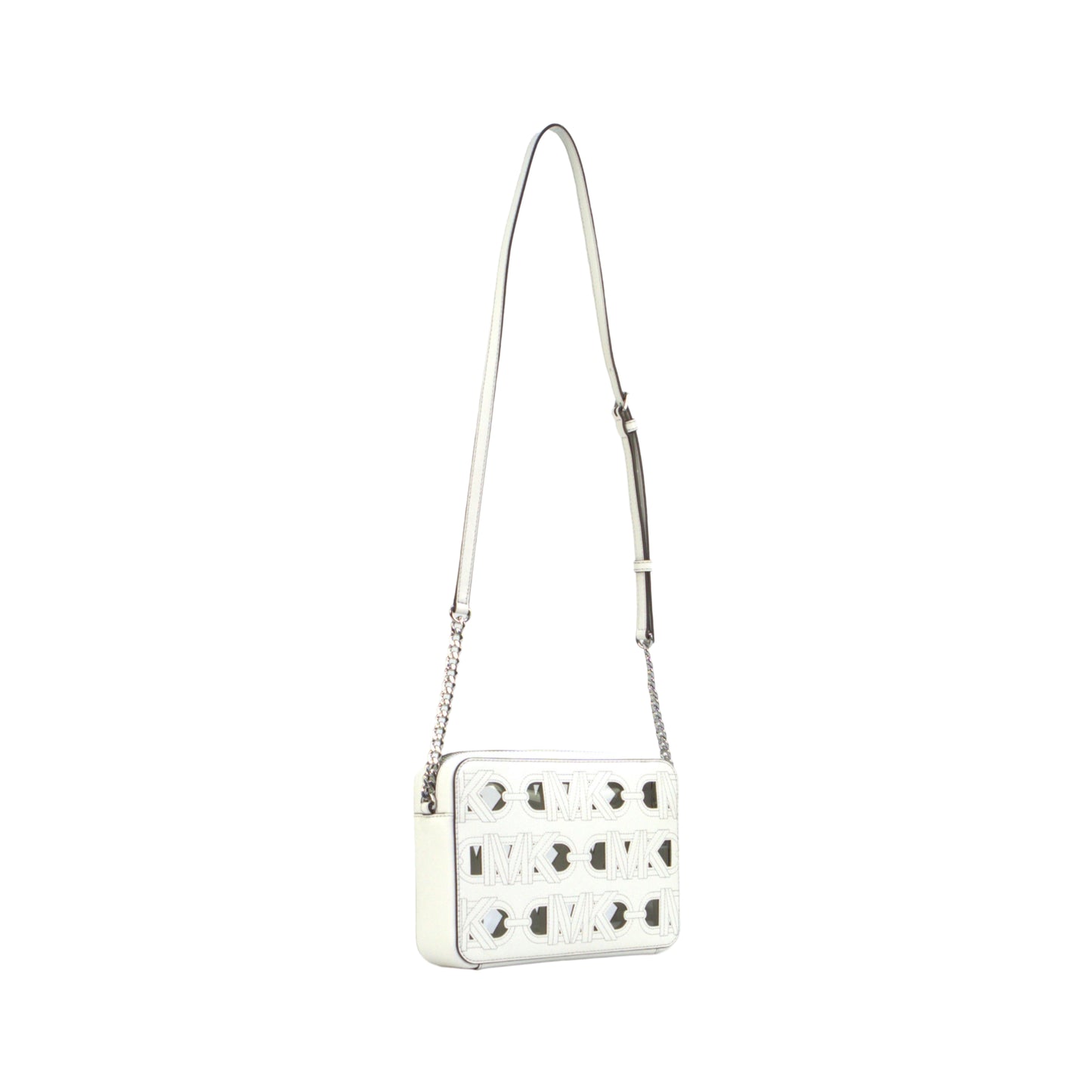 MICHAEL KORS 32S4SJ6C7P JET SET CROSSBODY OPTIC WHITE