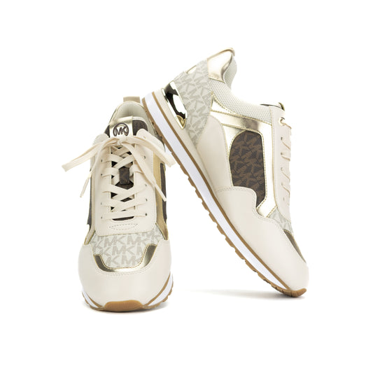 Michael Kors Brown/Paligold Wilma Sneakers -  US 11