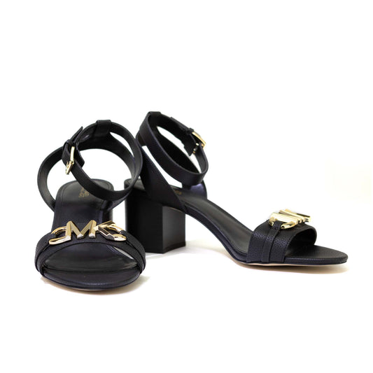 Michael Kors Reed Block Heel Black Sandal - US 11