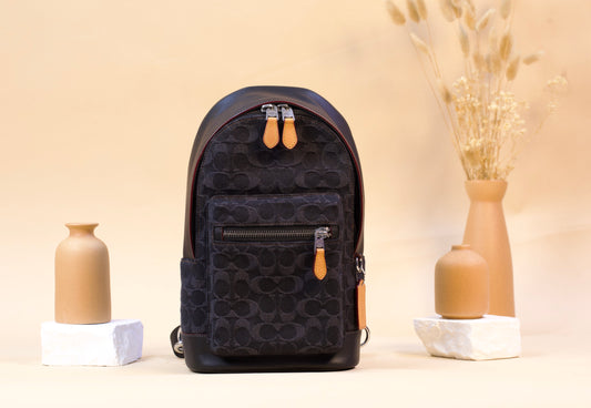 COACH CROSSBODY DENIM BLACK