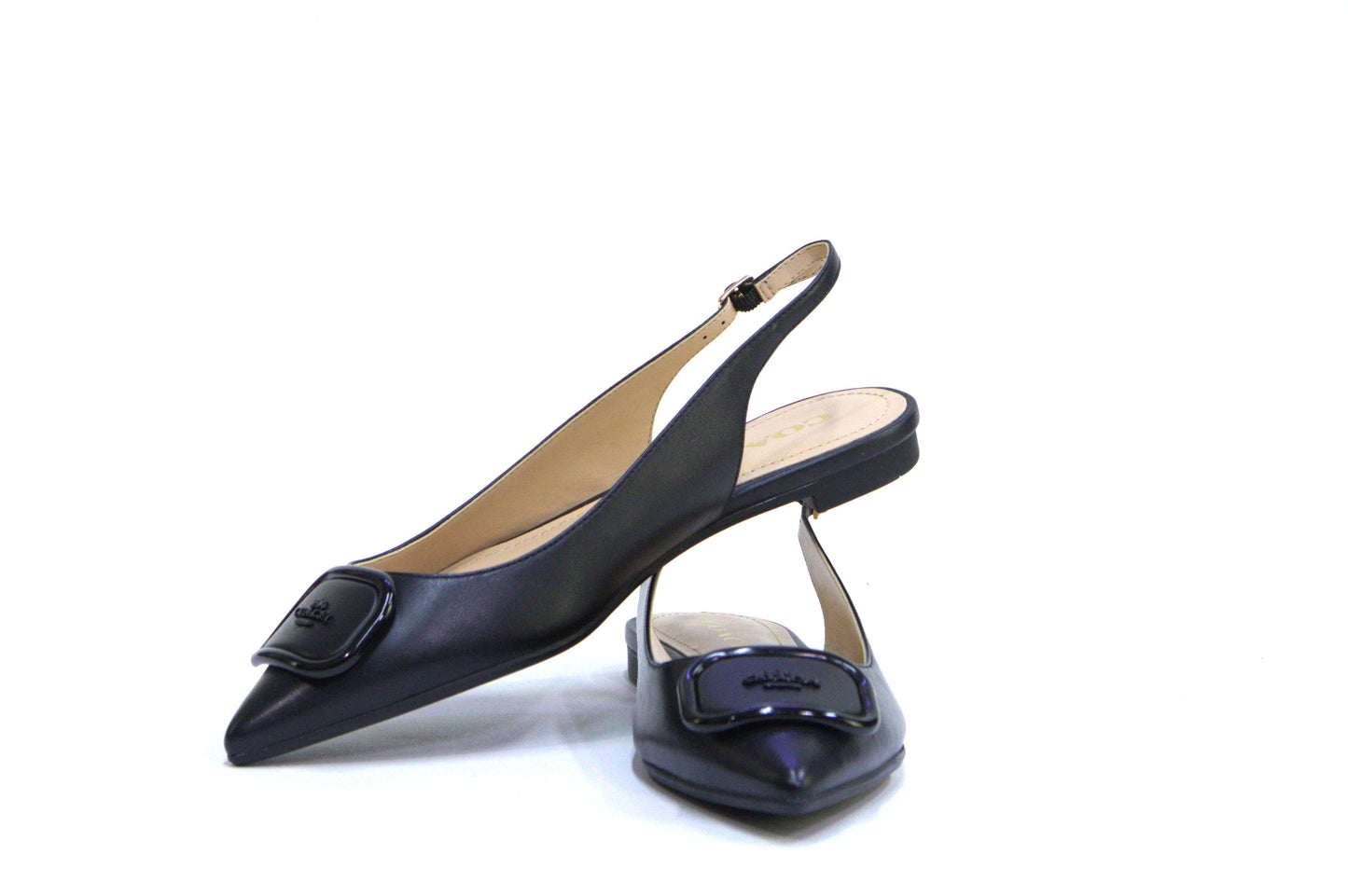 COACH CP856 VEDA LTHR SLINGBACK BLACK