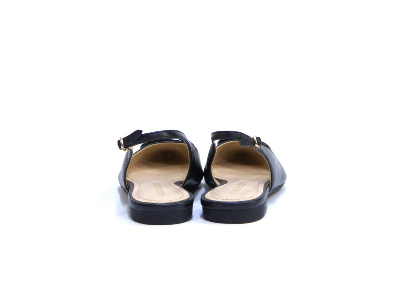 COACH CP856 VEDA LTHR SLINGBACK US 8.5BLACK