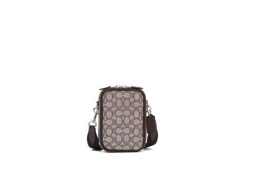 COACH CH097 STANTON CROSSBODY SIGNATURE JACQ OAK/MAPLE