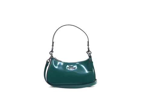 COACH CV938 SPZZ TERI SHOULDER BAG EMERALD GREEN
