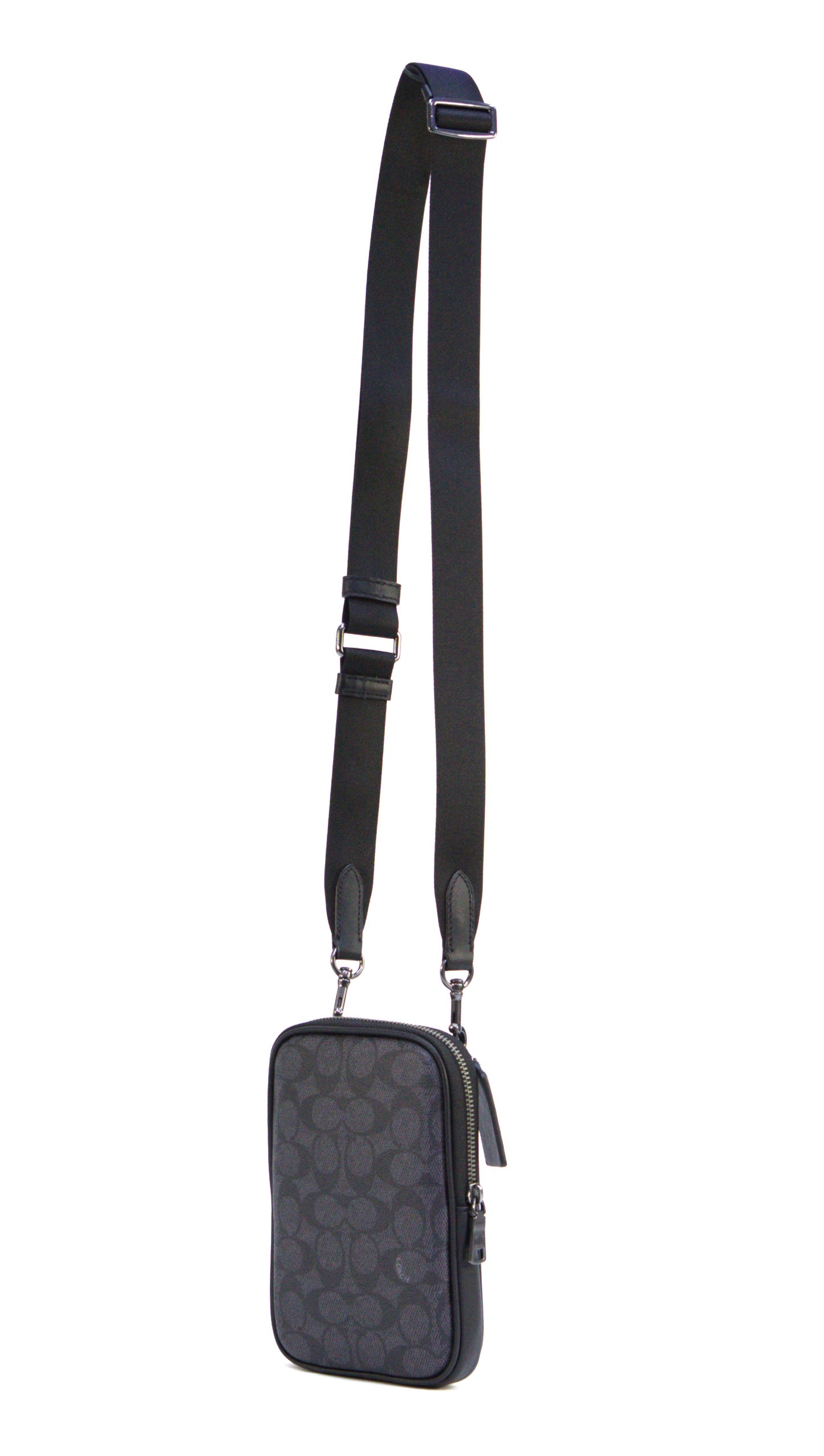 COACH CW364 ADEN CRO SIG CHARCOAL/BLACK