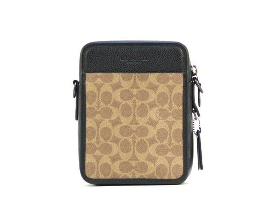 COACH CW386 SULLIVAN XBODY SIG TAN/CHARCOAL/BLACK