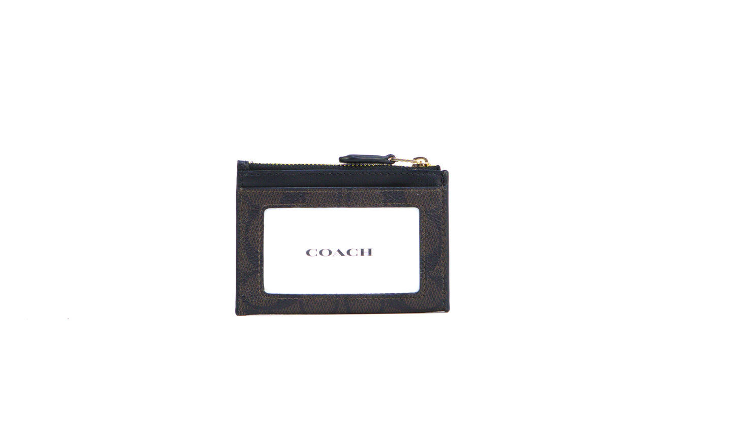 COACH IMXAQ WALLET WALNUT/BLACK