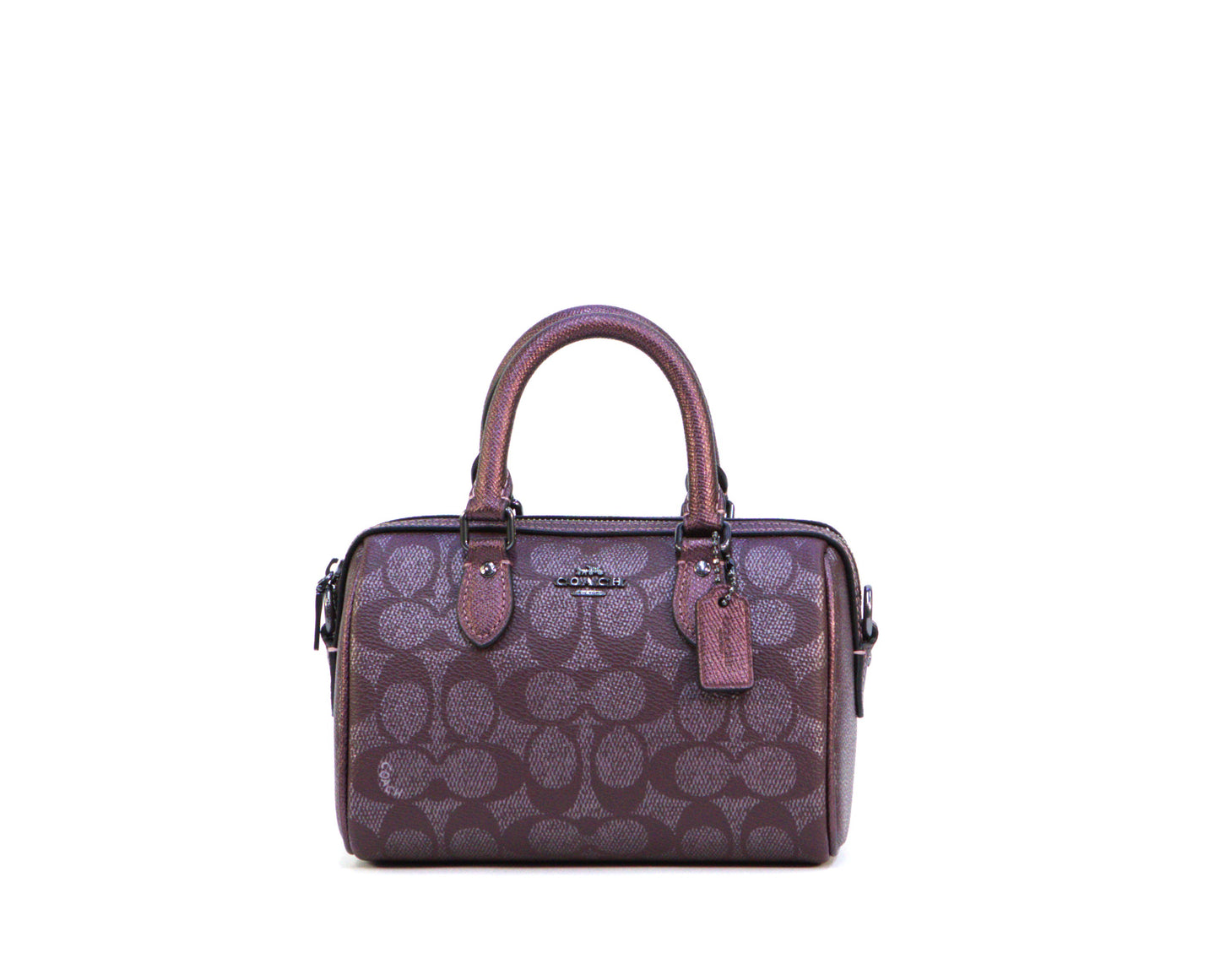 COACH CX186 BXD MN ROWAN W/ CHARM WINE MULTI