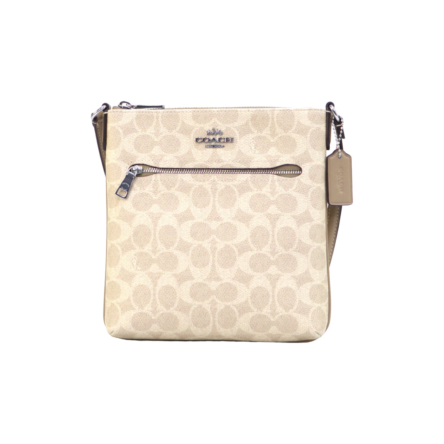 COACH CW325 SIG MINI ROWAN FILE SAND/TAUPE