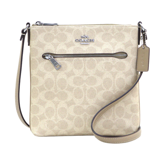 COACH CW325 SIG MINI ROWAN FILE SAND/TAUPE
