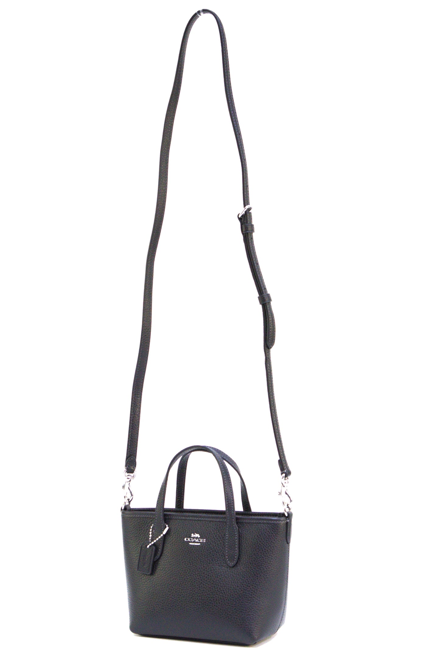 COACH CW031 CTY MIN TT PBL LTH BLACK