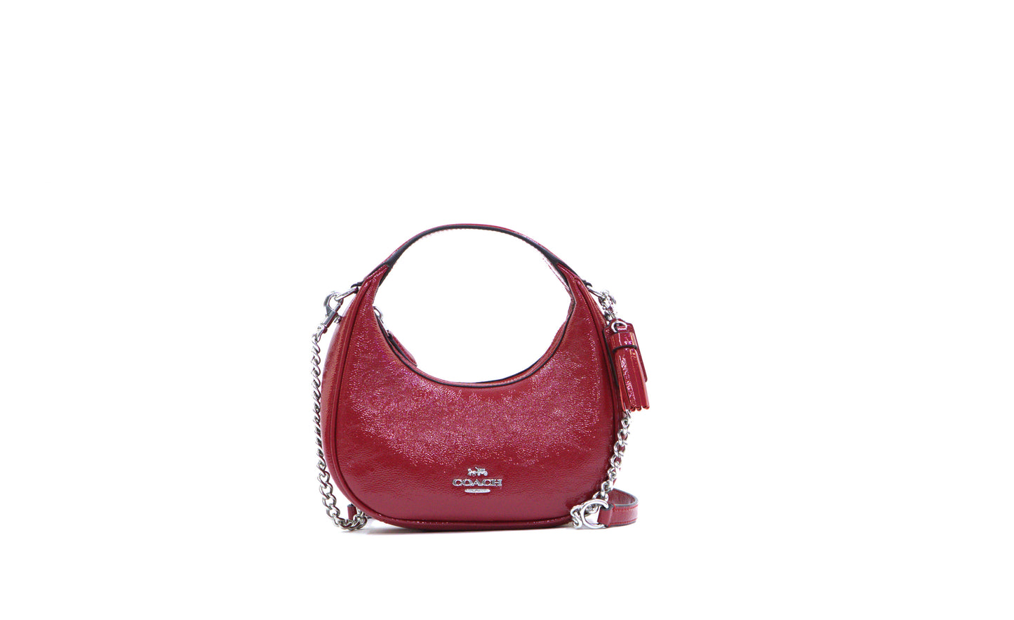 COACH CW036 CARMEN MINI CROSSBODY CRNKLD RED