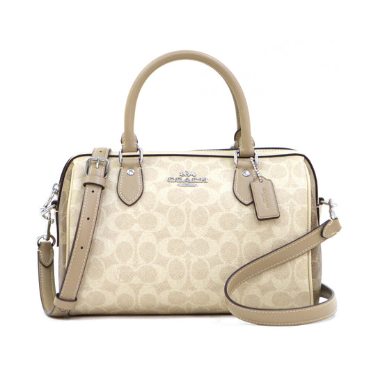 COACH CW377 SIGNATURE BLOCK ROWAN SAND/TAUPE MULTI