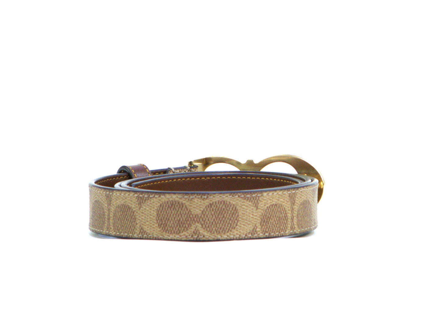 COACH CX061 IMXHE 25 KSS C SIG PVC SMALL BELT BROWN