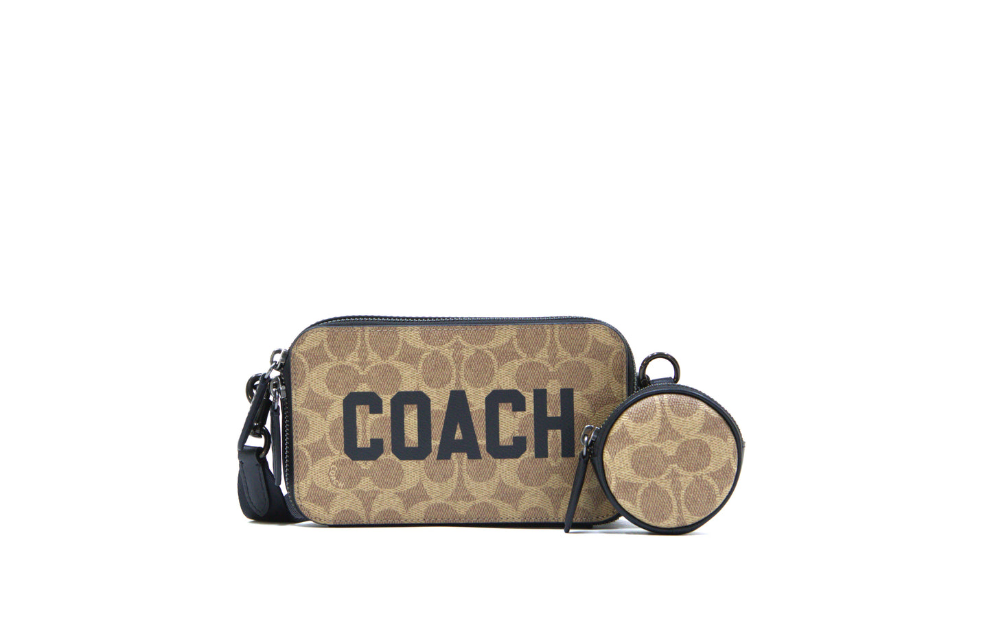 COACH CZ008 CHARTER SLM CROSSBODY SIGNATURE TAN/MULTI