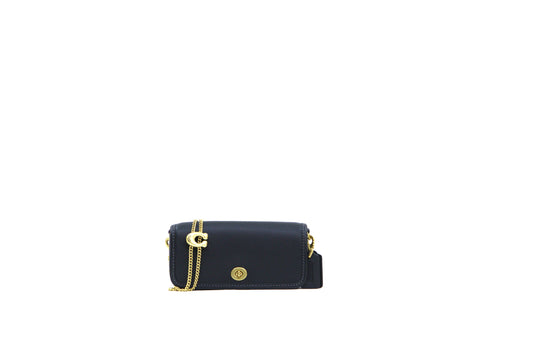 COACH CZ108 GLV LTH DK BAG 14 BLACK