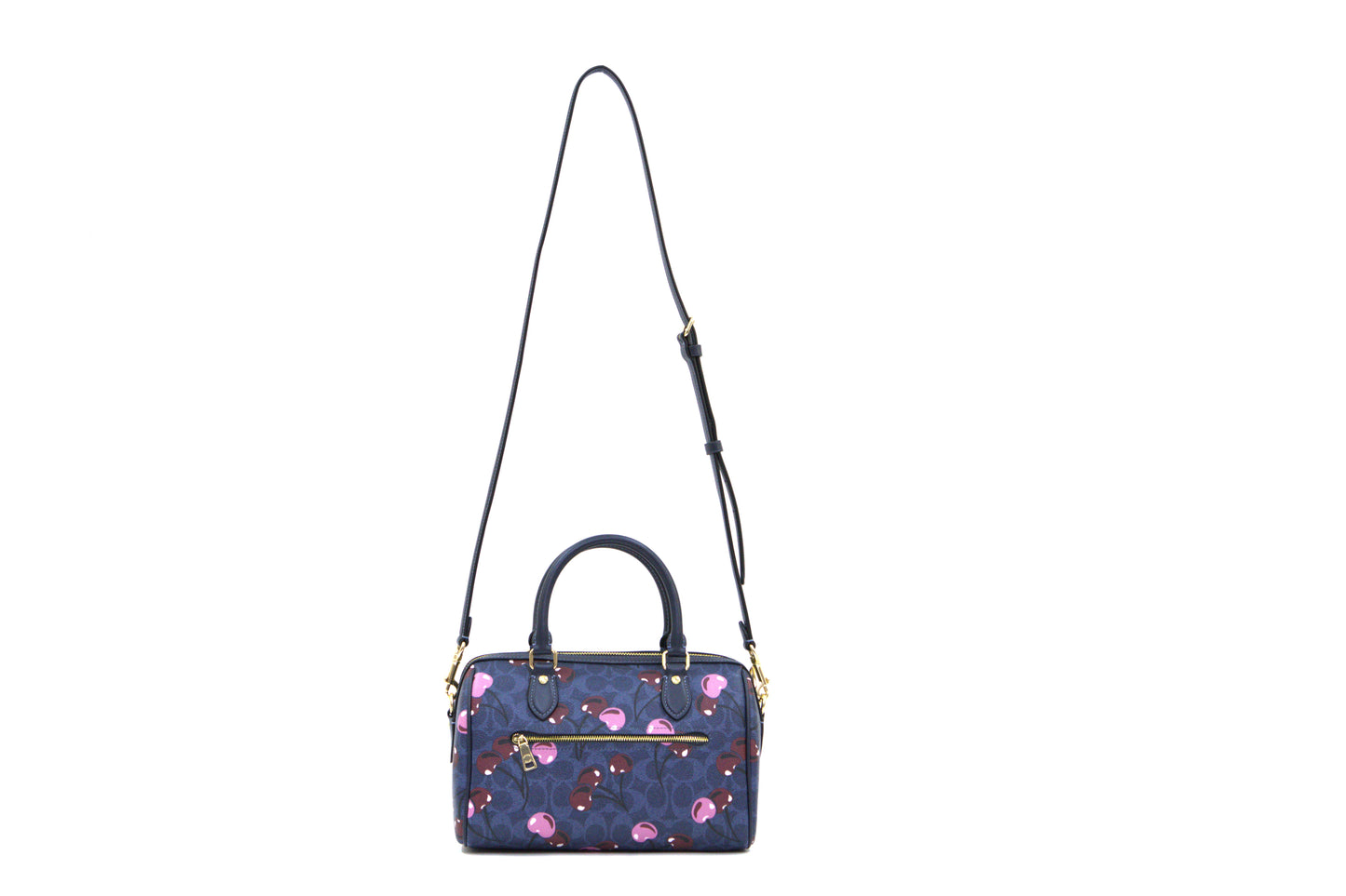 COACH CY692 SIGNATURE CHERRY ROWAN DENIM MULTI
