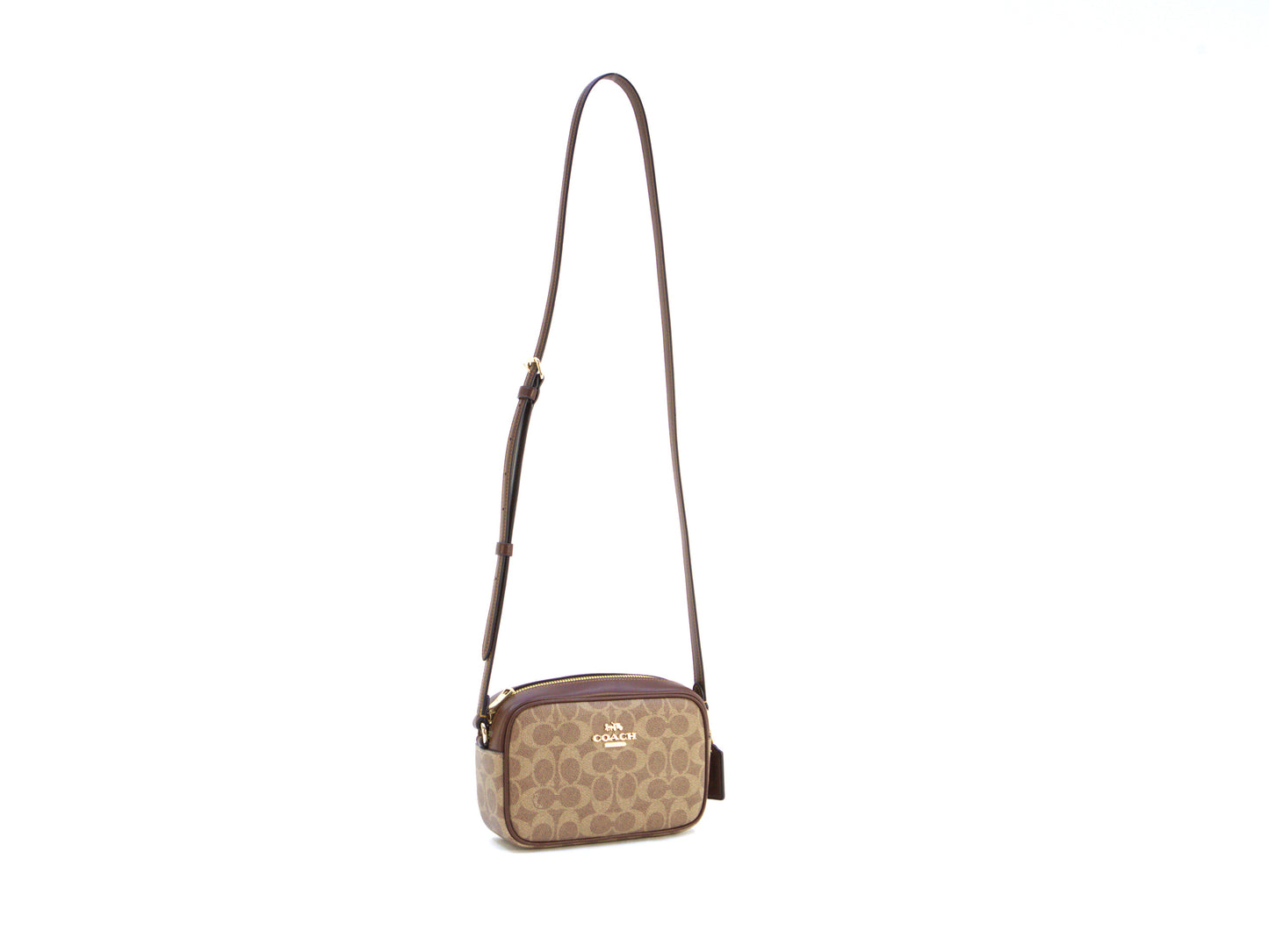 COACH CY752 MINI JAMIE SIGNATURE TAN/BROWN