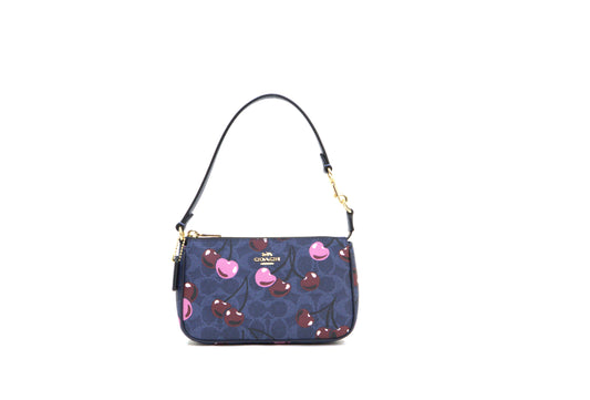 COACH CZ011 NOLITA 19 SIGNATURE CHERRY DENIM MULTI