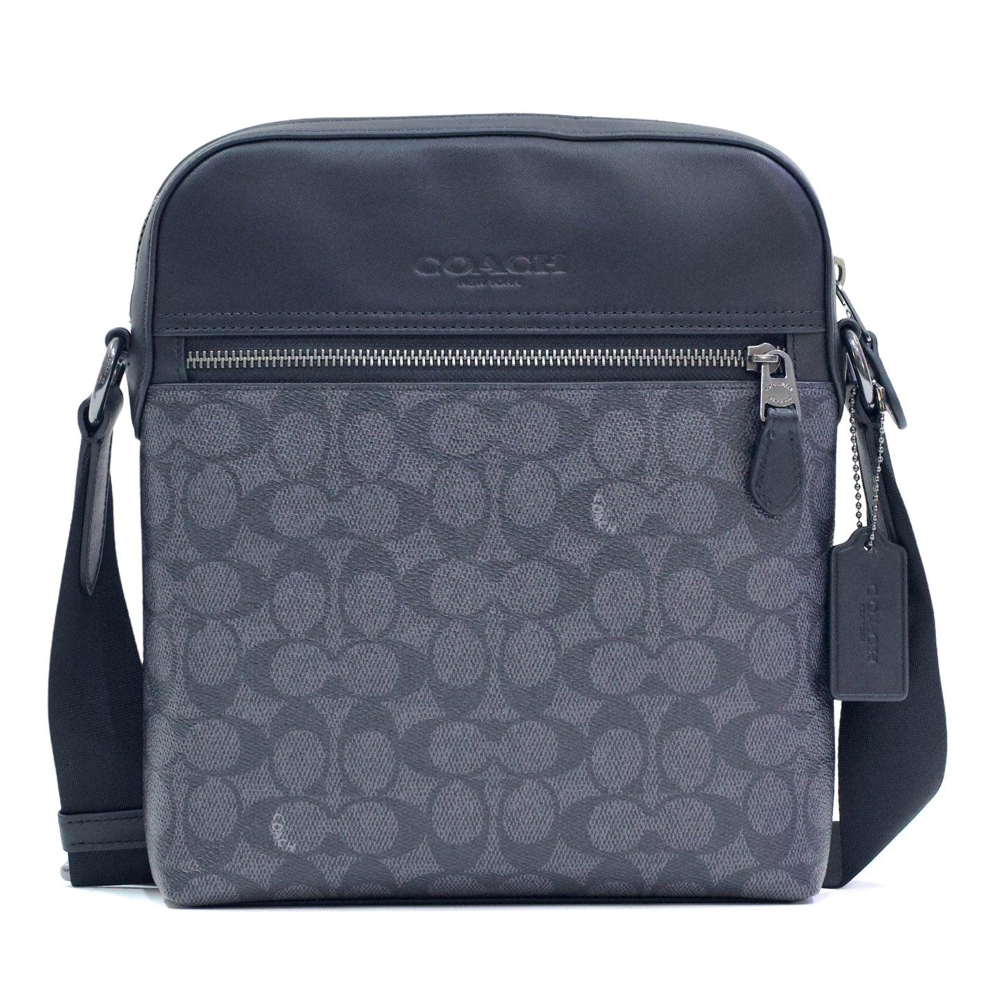 COACH CZ398 HOUSTON FLIGHT SIG QBMI5 CHARCOAL/BLACK