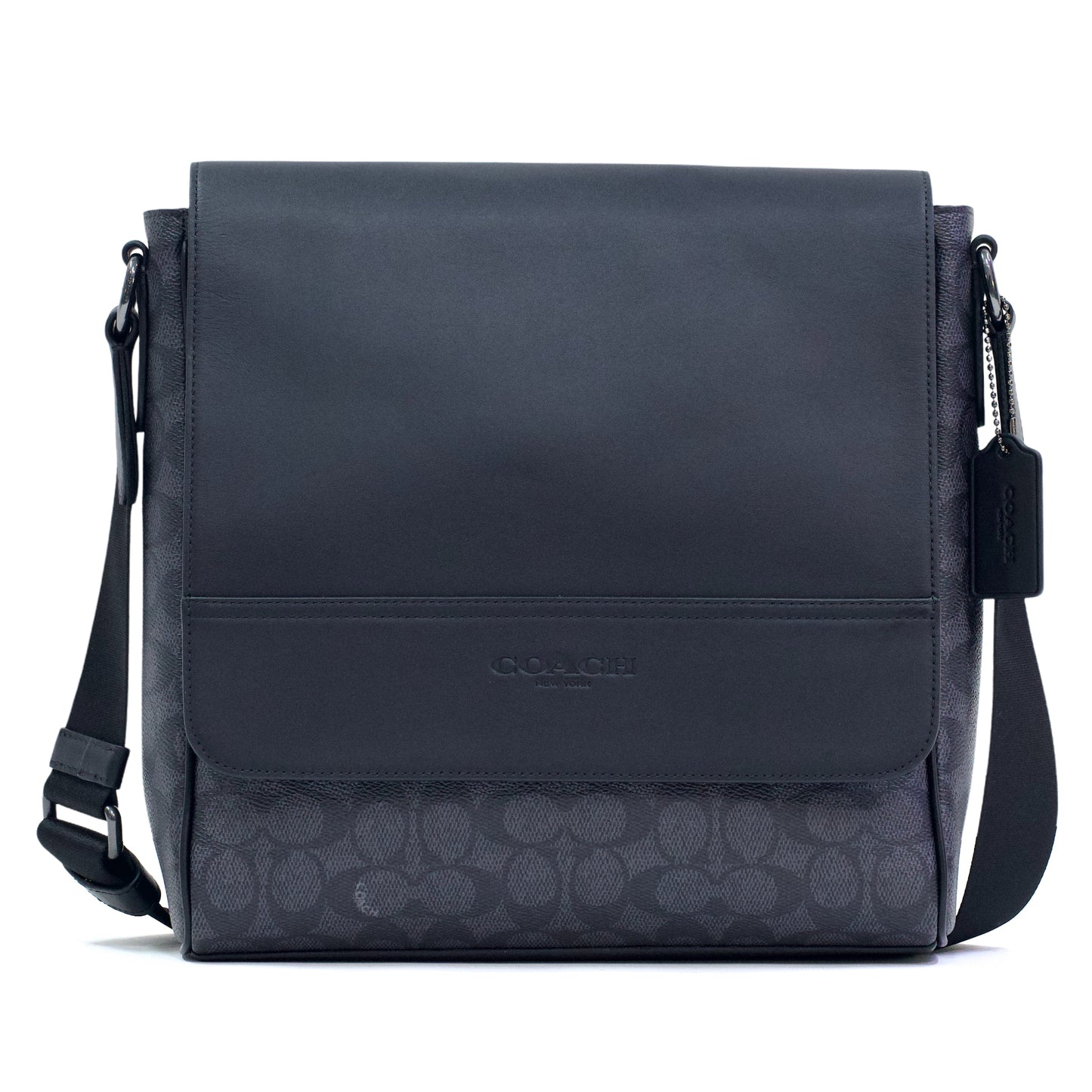 COACH CZ399 HOUSTON MP SIG QBMI5 CHARCOAL/BLACK