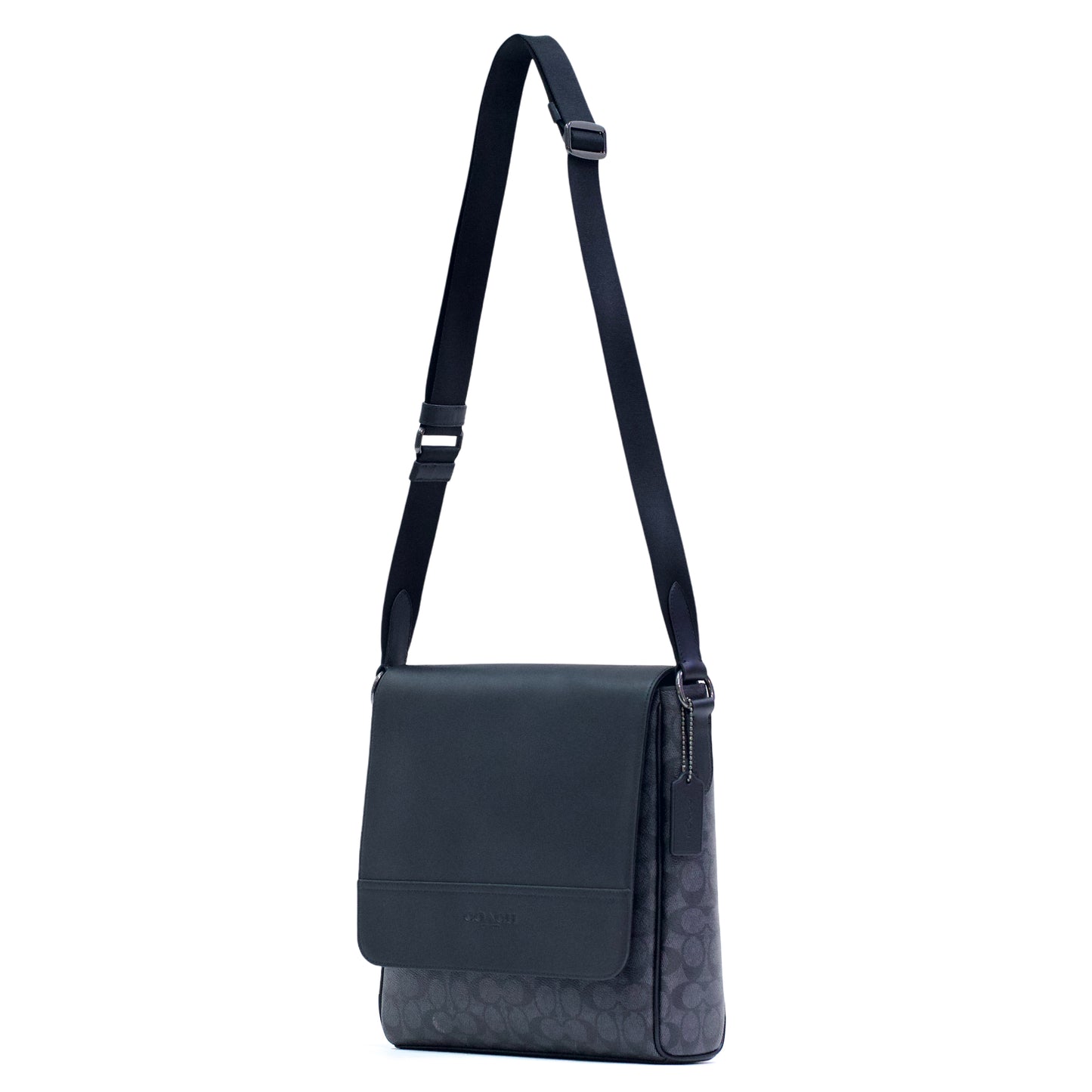 COACH CZ399 HOUSTON MP SIG QBMI5 CHARCOAL/BLACK