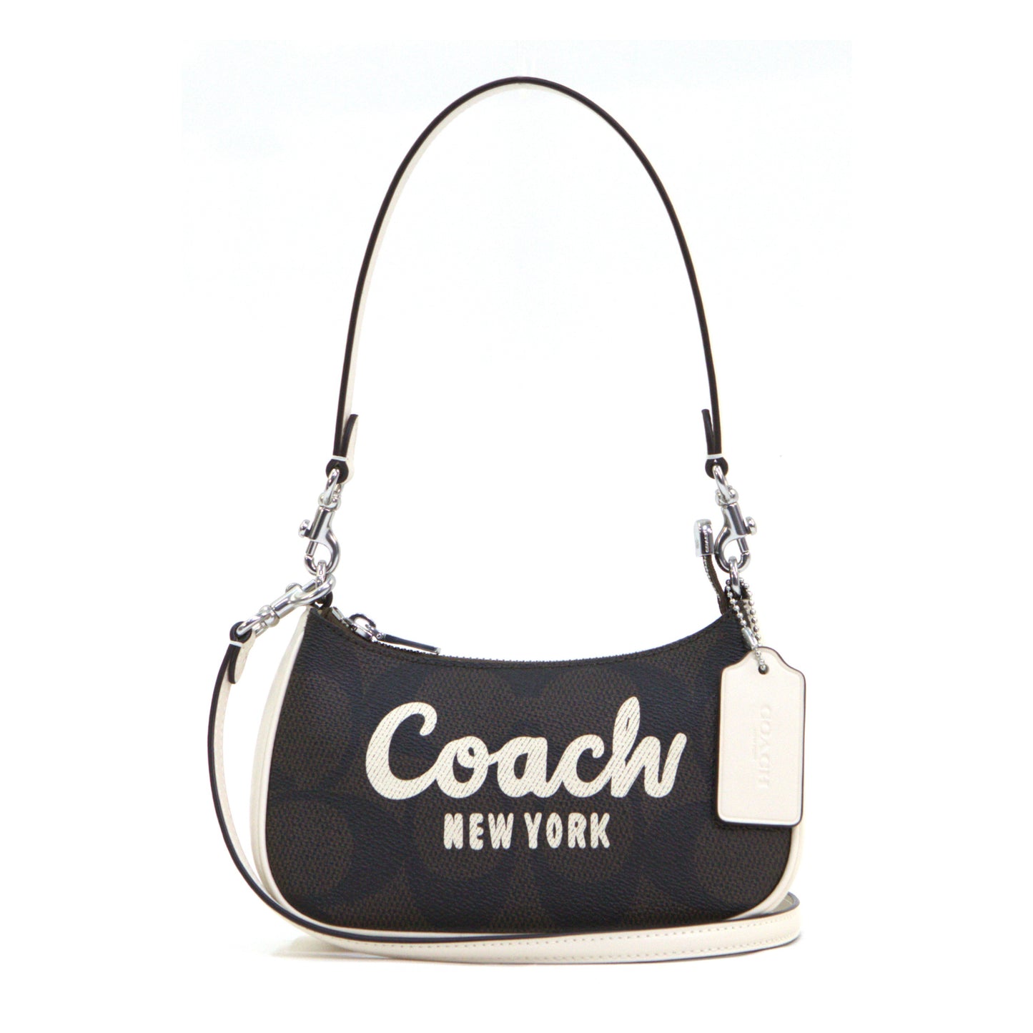 COACH CY734 TERI MINI SIGNATURE SCRIPT WALNUT/CHALK