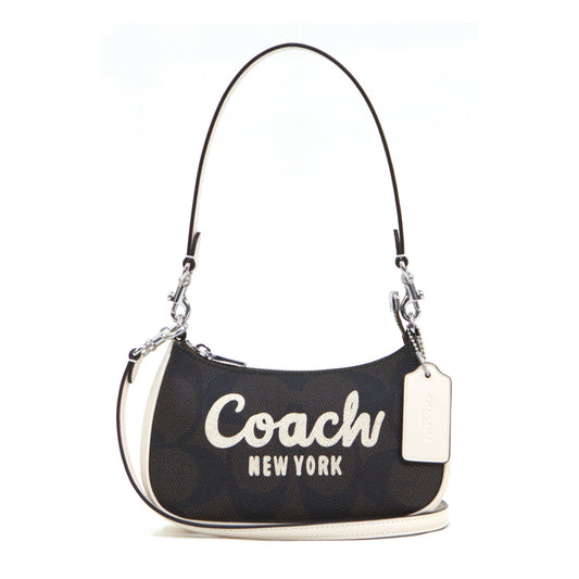 COACH CY734 TERI MINI SIGNATURE SCRIPT WALNUT/CHALK