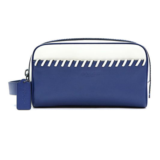 COACH CAX53 SM TRAVEL KIT WHPST DEEP BLUE/ CHALK