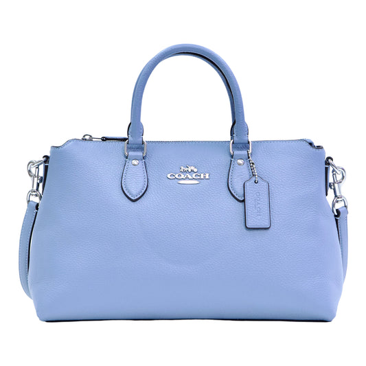 COACH CR156 SVPUB RFB GRG SATCHEL SV/BLUEBELL