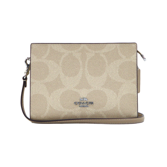 COACH CAR12 SLIM CROSSBODY MX SIGNATURE SAND/TAUPE