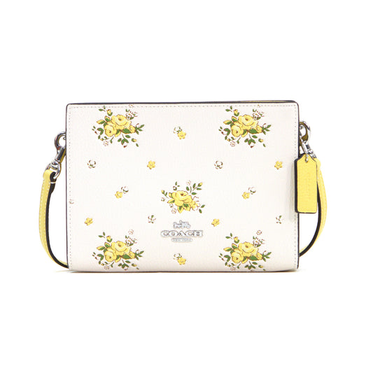 COACH CAQ27 SLIM CROSSBODY FLORAL CHALK MULTI
