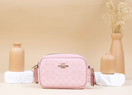 COACH CY752 MINI JAMIE SIGNATURE POWDER PINK